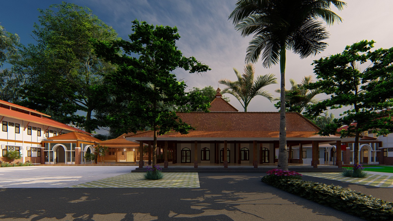 MASJID JAMIK SULAIMANI PONDOK PESANTREN MIFTAHUL ULUM