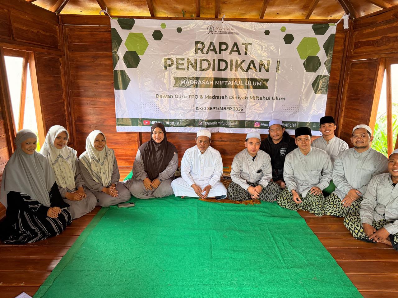 Rapat pendidikan I TPQ dan Madrasah Diniyah Miftahul Ulum